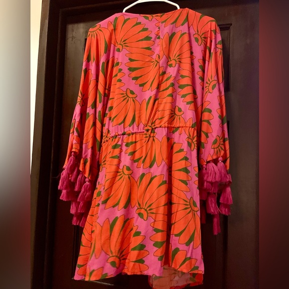 Farm Rio Copacabana Long Sleeve Cover-up Dress, XS, NWT - Picture 6 of 9